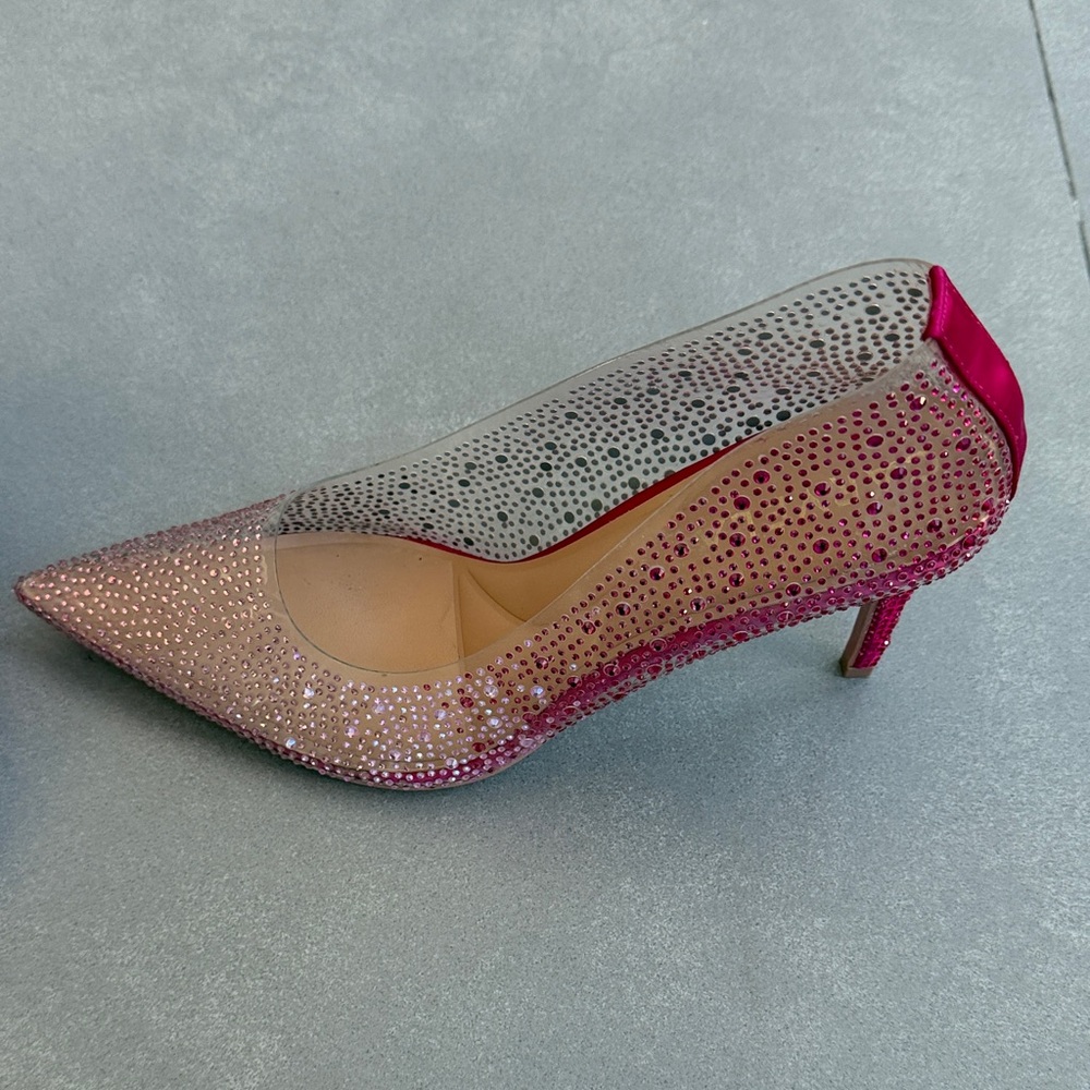 Carvela Sparkling Pink Heels - Picture 2 of 6